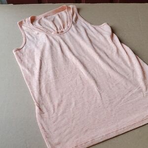 Athleta Pink Tank Top Knit Sleeveless
